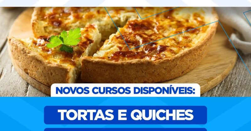 Aprenda a preparar deliciosas tortas, quiches e risotos com o Projeto Gastronomia Bonfinense