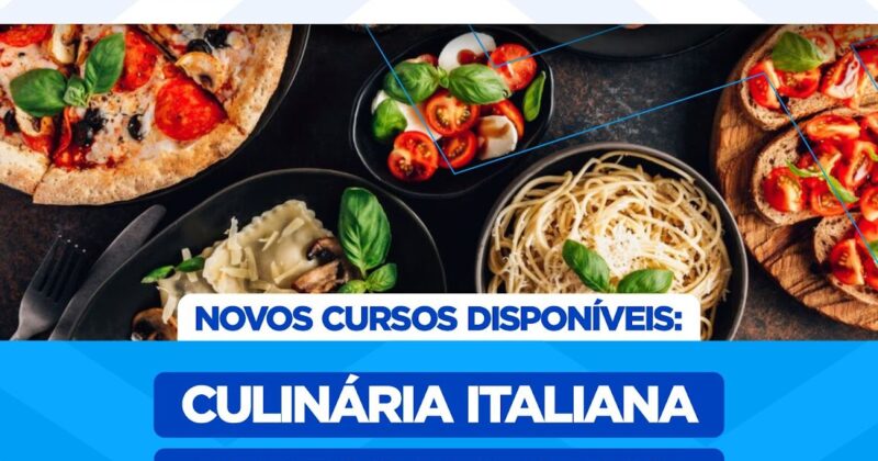 Aprenda a preparar pratos da culinária italiana e de forno no projeto “Gastronomia Bonfinense”: Inscreva-se nos novos cursos!