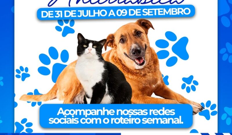 Prefeitura de Senhor do Bonfim inicia campanha de vacinação antirrábica 2023 a partir de 31 de julho
