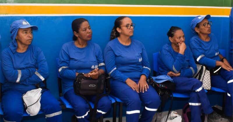 Novo espaço de acolhimento beneficia servidores da limpeza pública de Senhor do Bonfim no centro da cidade