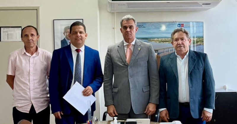 Prefeito Laércio Junior se reúne com Secretário de Infraestrutura do Estado para discutir melhorias no Aterro Sanitário e promover ações eficientes