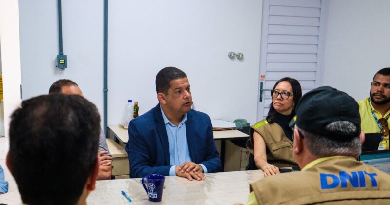 Prefeito Laércio Junior busca parceria com DNIT para obras estratégicas na BR-407